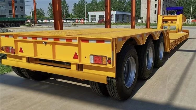 60 Ton Excavator Lowboy Trailer manufacture 60 Ton Excavator Lowboy Trailer manufacture