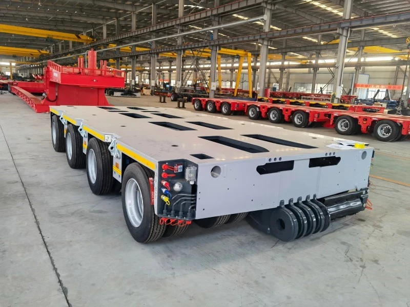 Modular Trailer for 200 Ton Crawle Crane Transporation Factory diagram Modular Trailer for 200 Ton Crawle Crane Transporation Factory diagram
