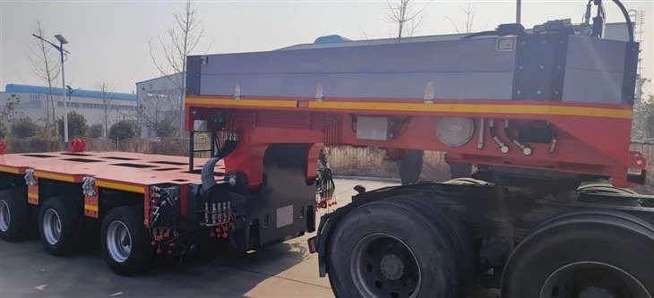 Modular Trailer For 200 Ton Crawler Crane Transporation