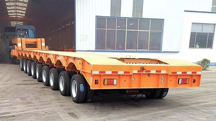 9 Axle Wind Blade Telescopic Trailer supplier 9 Axle Wind Blade Telescopic Trailer supplier